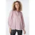 EsQualo Blouse Lantern Crepe Puff Shldr Sepia Rose
