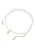faina Ketting  rose-goud / parelwit
