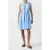 French Connection Emily Tiered Flared Dress Blue