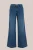 Blue Ridge – Dames wide leg jeans met bandplooi – Loose fit – Donkerblauw – Katoen –