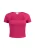 Mymo Ribgebreid T-shirt Dames roze