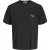 Jack & Jones Heren t-shirt jorhydra loose fit ronde hals zwart