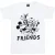 Li-cense Disney dames mickey mouse and friends katoenen vriendje t-shirt