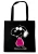 LOGOSHIRT Shopper ‘Peanuts – Snoopy’  zwart