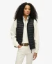 Superdry Vrouwen Gewatteerde Fuji Lite Bodywarmer Zwart