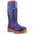 Muck Boots Grit S5 Heren Regenlaarzen Blauw/oranje Van Rubber