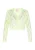 IZIA Gebreid vest  pastelgroen / lichtgroen / zilver / wit