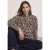 Jacquard-trui met col