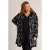 Colletta vest Plus Size met print – zwart