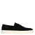 Manfield suède loafers zwart