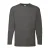 Fruit of the Loom Heren Valueweight Heather T-shirt met lange mouwen (Licht Grafiet)