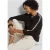 Street One Dames Ottomaans shirt met tape in Bruin