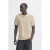 Blend regular polo gebreid beige
