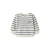 NAME IT BABY regular fit gestreepte sweater met borduursels – ecru