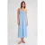 Halsketting Maxi-jurk met Gekoekte Details