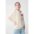 Shoeby relaxed sweater met backprint beige