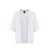 Blouse met puntkraag in crêpe dames Mat Fashion Airwashed