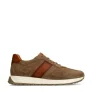 Manfield suède sneakers taupe