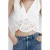 Mango broderie top – wit