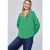 Street One Dames Basic blouse in effen kleur in Groen