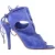 Aquazzura Sexy Thing Cutout Sandalenhakken in Blauw Suède