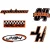 Malelions x Jeffrey Herlings Bullet Sticker 5-Pack | Black/Orange