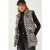 Leopardprint Mouwloze Nepleer Puffer Jacket