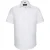 Russell Collection Heren Easy-Care Fitted Overhemd met korte mouwen (Wit)