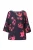 Ulla Popken Shirt  cranberry / zwart