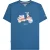 Lambretta Vlag T-shirt Heren Regular (Blauw)