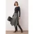 TRENDYOLMİLLA Dames Grijs Effen Midi Asymmetrisch Rokken