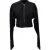 Rick Owens Batwing Klaus Zip Cardigan in zwarte alpacawol