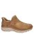Skechers suède instappers met profielzool en borduursels – cognac