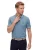 BOSS Green Paddy Open korte mouw polo blauw effen