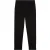 The Kooples Straight Cotton Trousers With Semi-elastic Belt Black