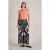 White Stuff Farah Wide Leg Trouser Navy Multi