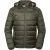 Russell Heren Nano Gewatteerd jack met capuchon (Donkere Olijf)