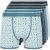 Crosshatch Heren Dringal Boxershorts (5-pack) (Blauw)