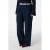 MS Mode regular waist flared broek donkerblauw