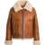 Parajumpers Gialean Special Cognac Brown Leren Jas