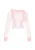 MYMO Trui ‘Pop’  pastelblauw / rosa / offwhite