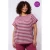 Exxcellent gestreepte top rood