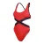 Speedo Dames Cut Out Eénstuk Badhuis (Rood)
