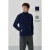 Heren Pluche Zip-voor Sweatshirt