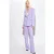 PINKO Hulka Pantalone Crepe Stretch Lilac Dark Sorbet