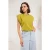 TRENDYOLMİLLA Dames Groen Effen Mouwloos Regular fit T-shirts