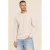 Kultivate regular fit sweater met backprint – summer sand