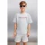 T-shirt met ronde hals en tekstprint