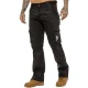 Enzo | Heren Cargo Combat Jeans – Zwart