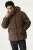 Garcia corduroy pufferjas bruin